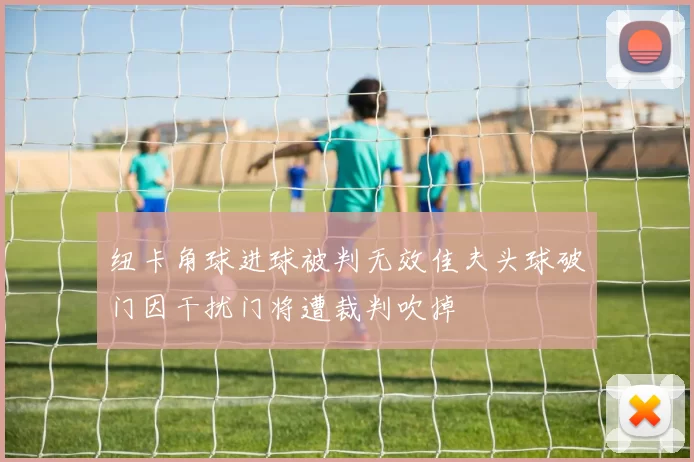 纽卡角球进球被判无效佳夫头球破门因干扰门将遭裁判吹掉