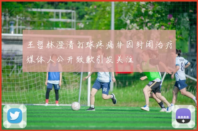 王哲林澄清打球疼痛非因封闭治疗媒体人公开致歉引发关注